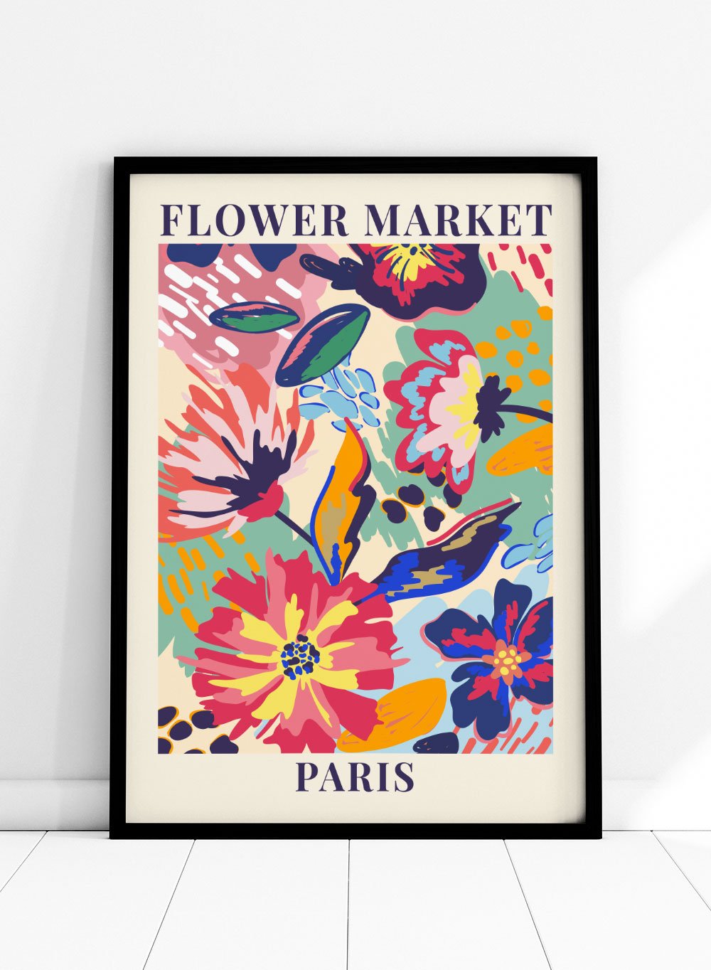 Flower Market Paris Art Print_Sugar & Canvas