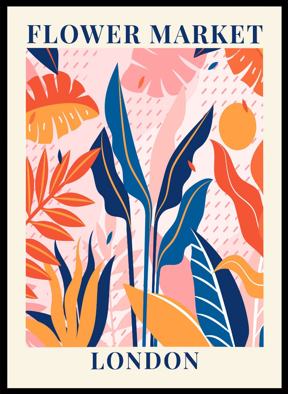 Flower Market London Art Print_Sugar & Canvas