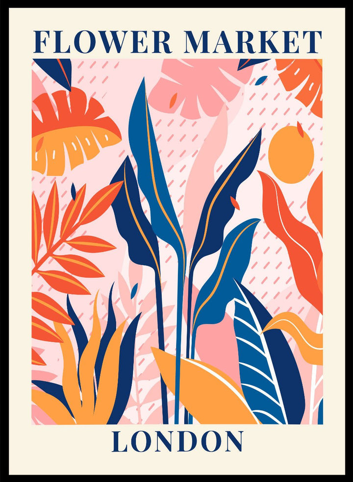 Flower Market London Art Print_Sugar & Canvas