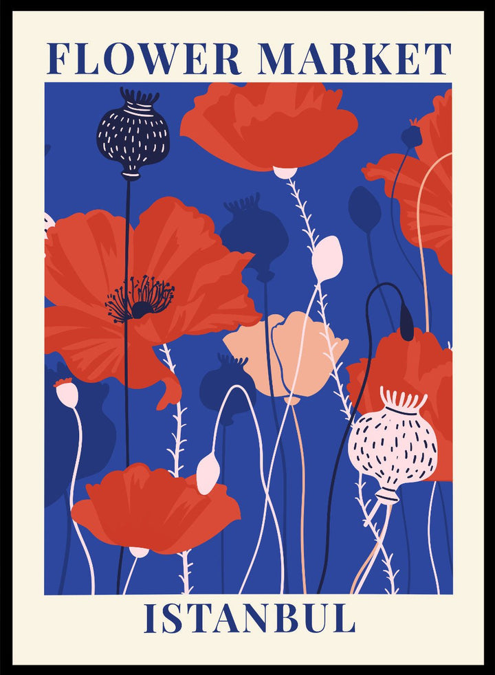 Flower Market Istanbul Art Print_Sugar & Canvas
