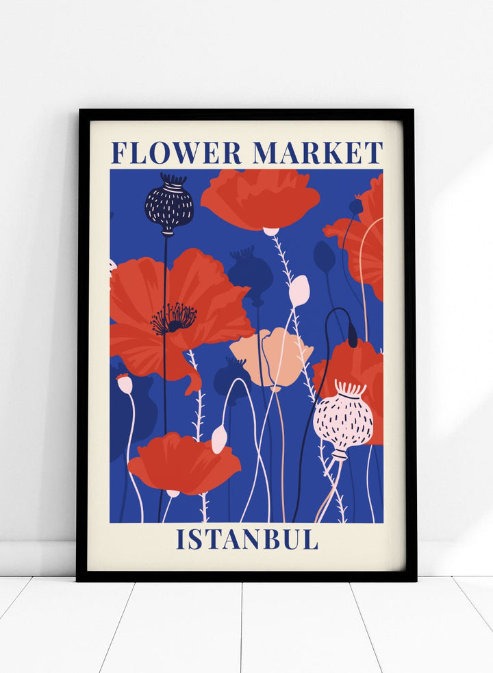 Flower Market Istanbul Art Print_Sugar & Canvas
