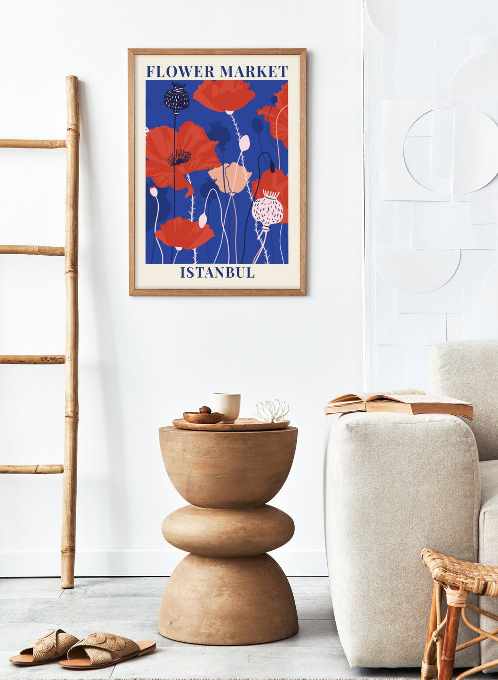 Flower Market Istanbul Art Print_Sugar & Canvas