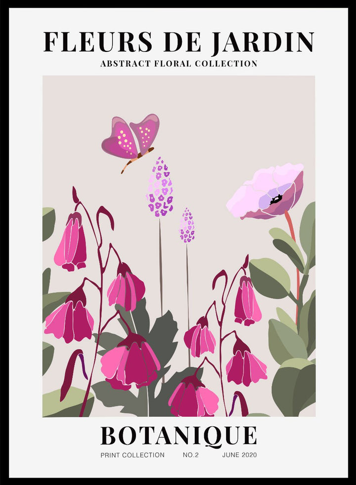 Fleurs de Jardin Botanique Art Print_Sugar & Canvas
