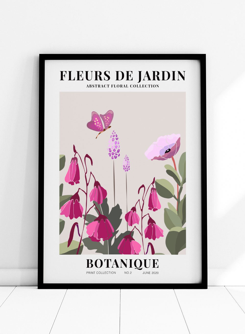 Fleurs de Jardin Botanique Art Print_Sugar & Canvas