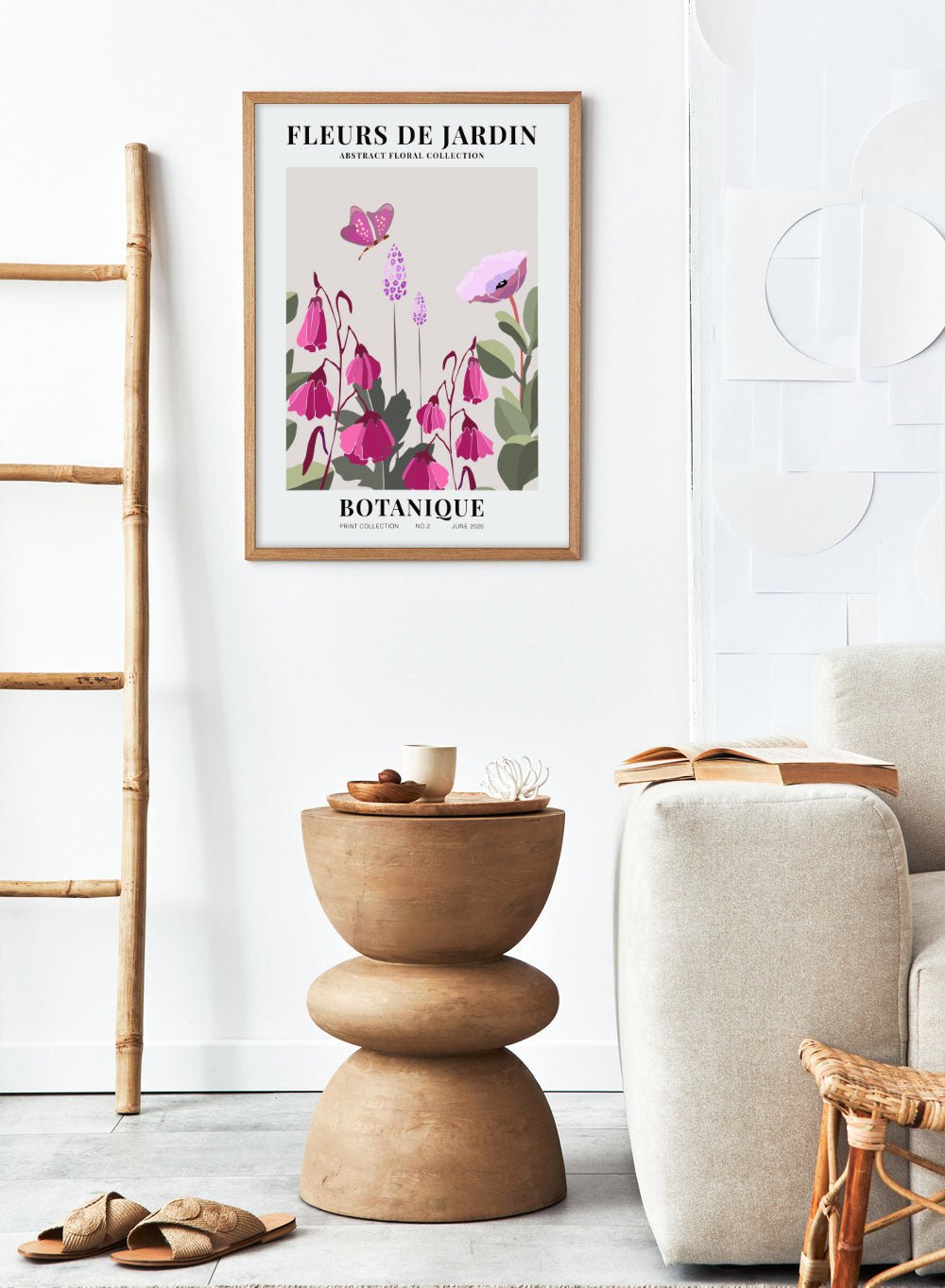 Fleurs de Jardin Botanique Art Print_Sugar & Canvas