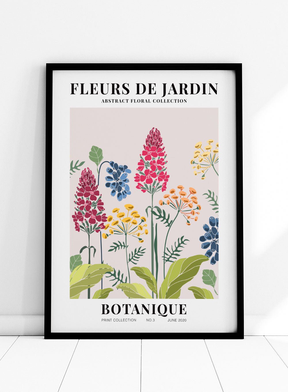 Fleurs de Jardin Botanique Art Print_Sugar & Canvas