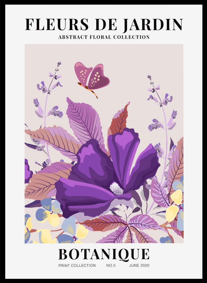 Fleurs de Jardin Botanique Art Print_Sugar & Canvas