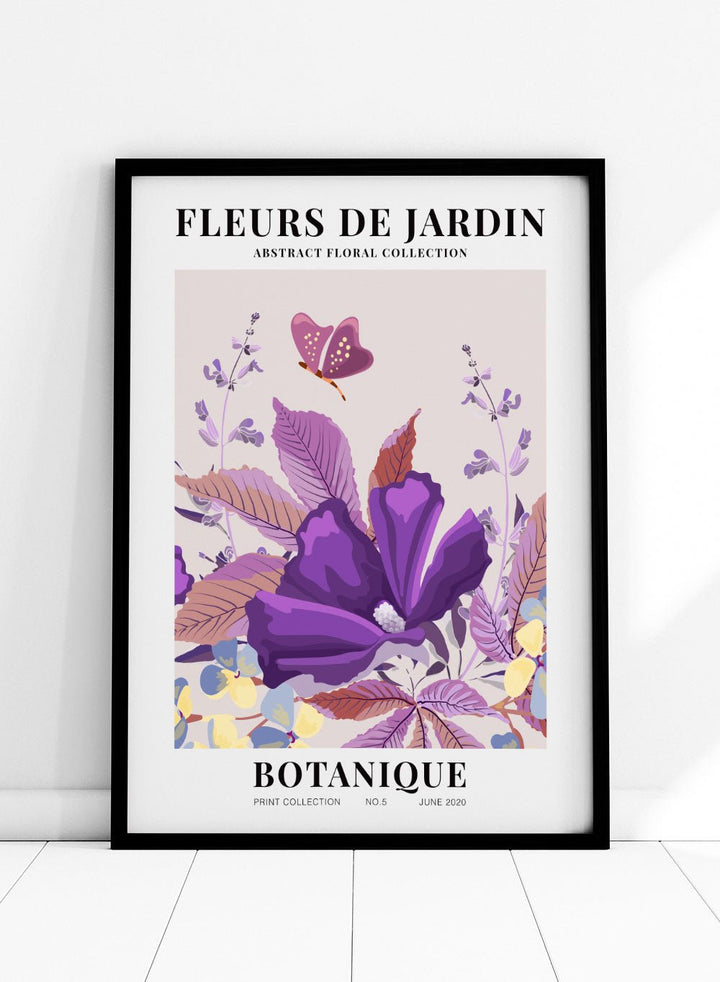 Fleurs de Jardin Botanique Art Print_Sugar & Canvas