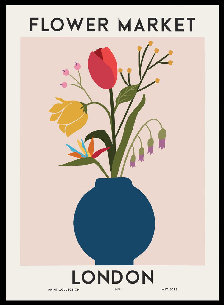 Flower Market London Art Print_Sugar & Canvas