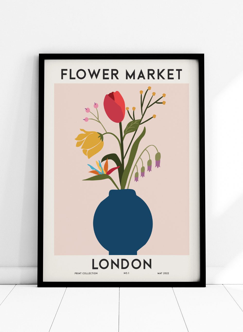 Flower Market London Art Print_Sugar & Canvas