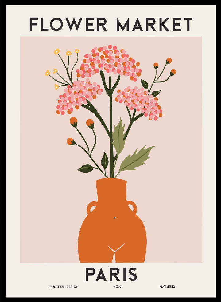 Flower Market Paris Art Print FM79_Sugar & Canvas
