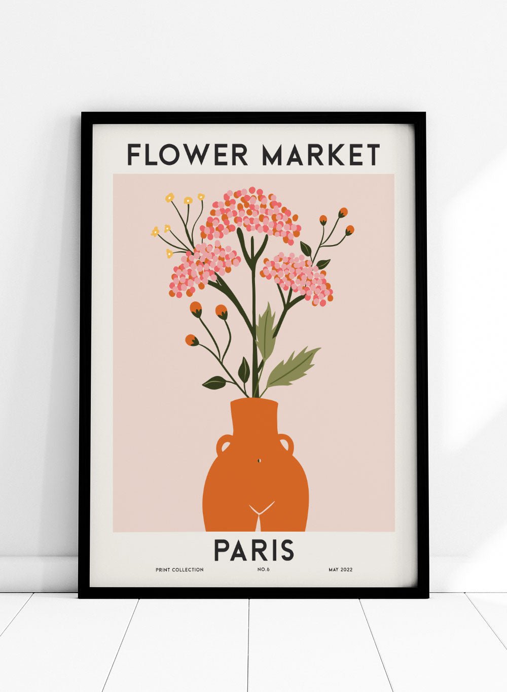 Flower Market Paris Art Print FM79_Sugar & Canvas