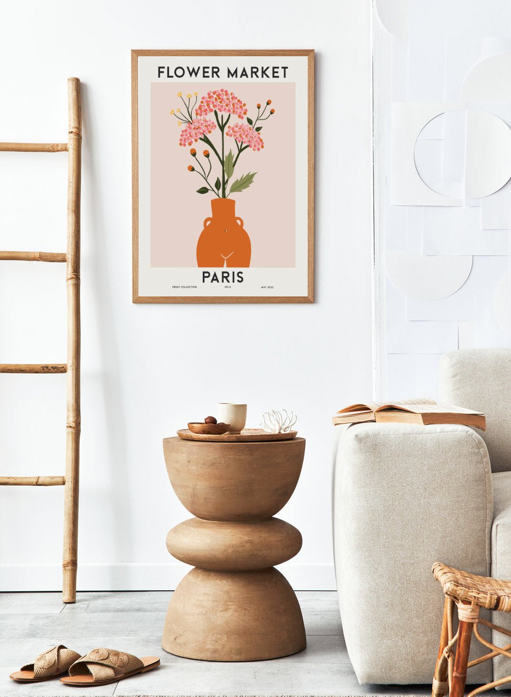 Flower Market Paris Art Print FM79_Sugar & Canvas