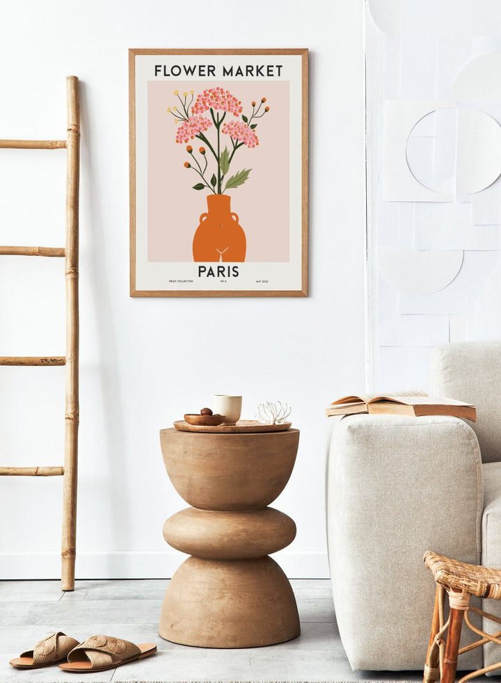 Flower Market Paris Art Print FM79_Sugar & Canvas
