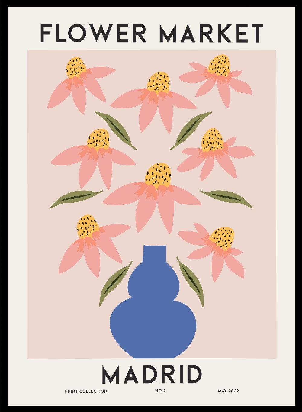 Flower Market Madrid Art Print FM80_Sugar & Canvas