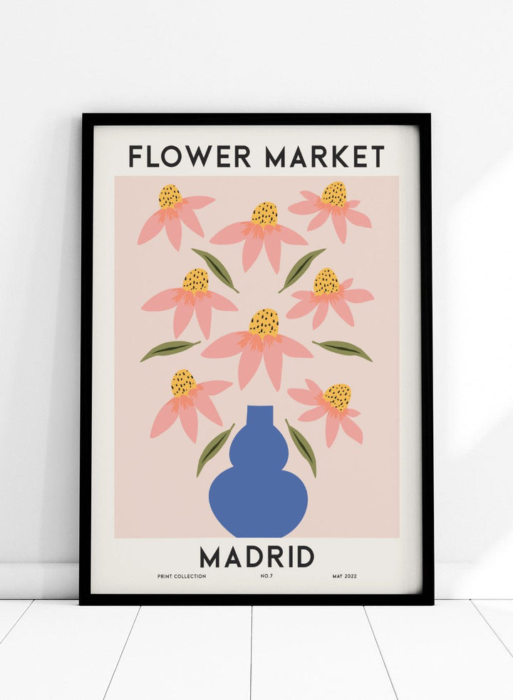 Flower Market Madrid Art Print FM80_Sugar & Canvas