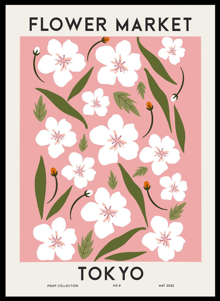 Flower Market Tokyo Art Print FM81_Sugar & Canvas