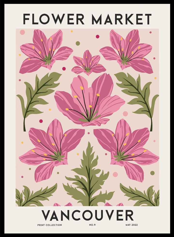 Flower Market Vancouver Art Print FM82_Sugar & Canvas