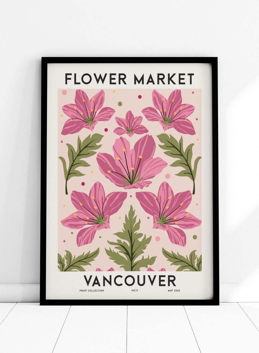 Flower Market Vancouver Art Print FM82_Sugar & Canvas