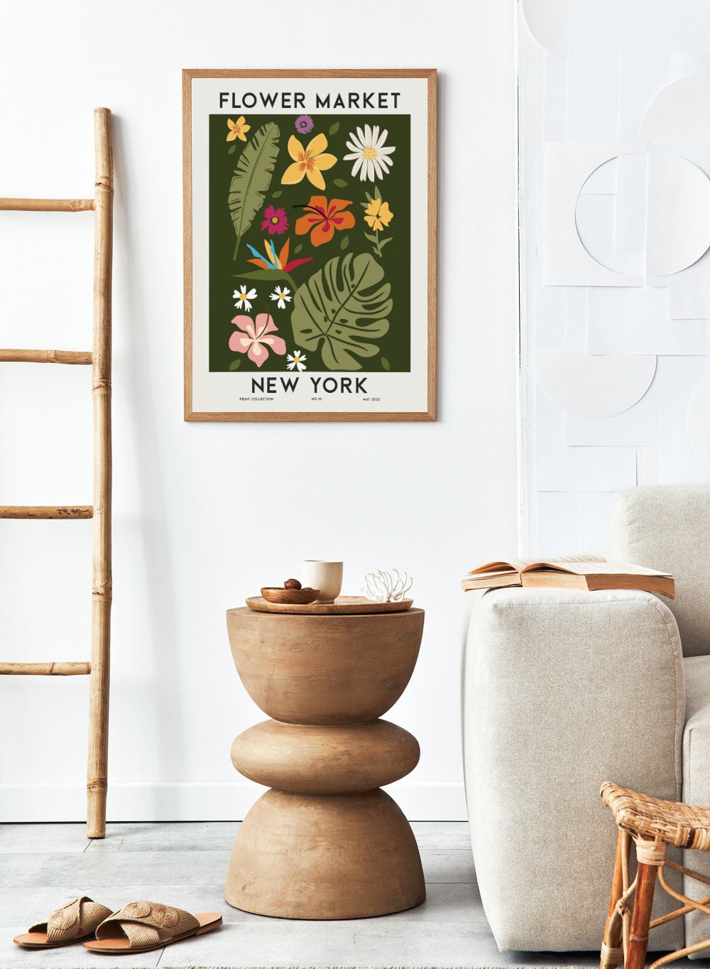 Flower Market New York Art Print FM83_Sugar & Canvas