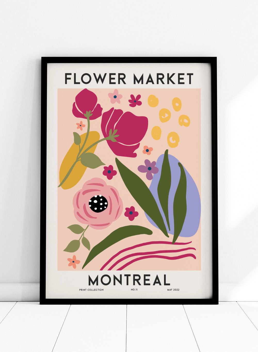 Flower Market Montreal Art Print FM84_Sugar & Canvas