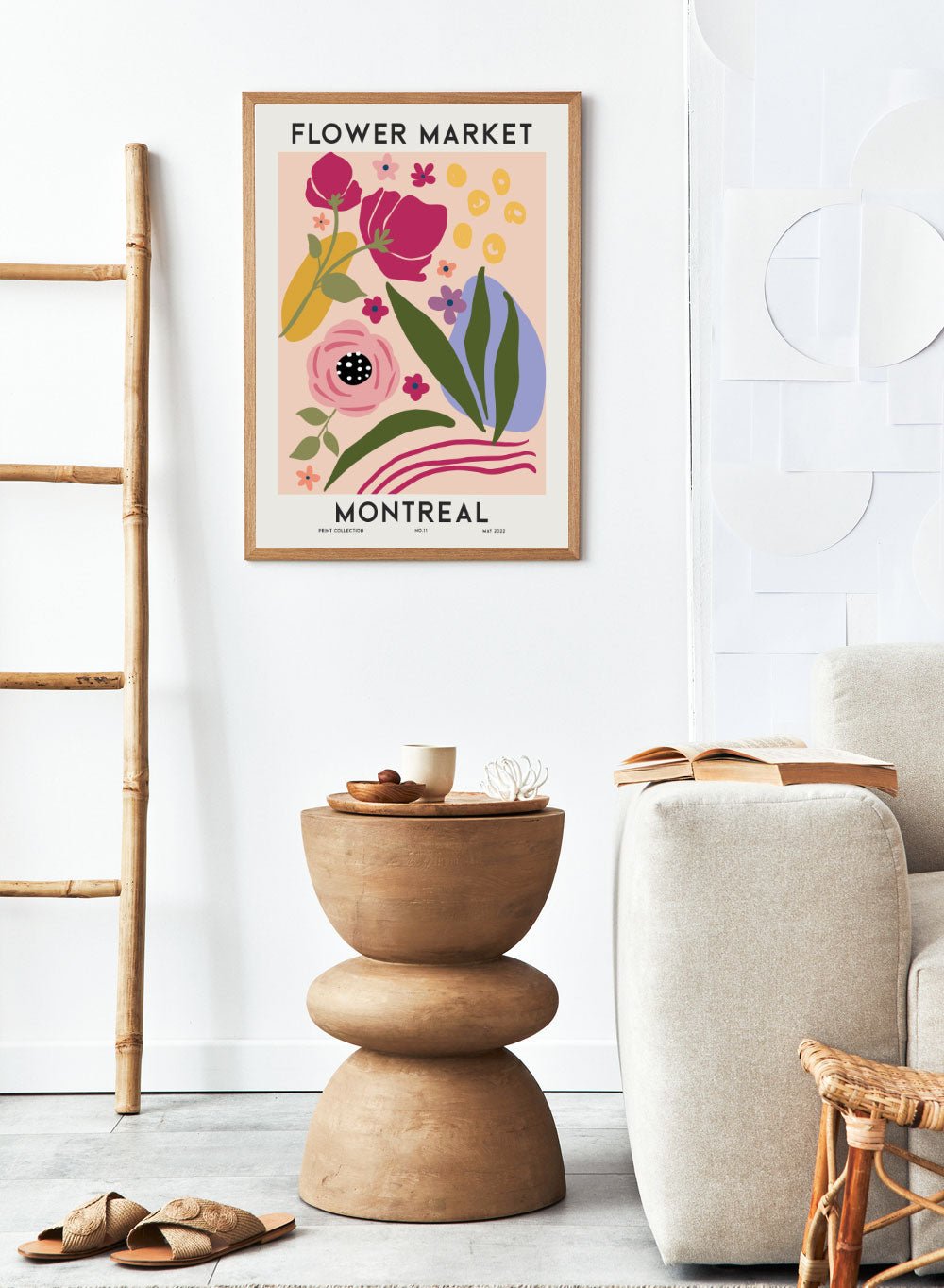 Flower Market Montreal Art Print FM84_Sugar & Canvas