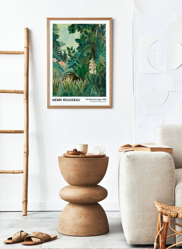 Henri Rousseau The Equatorial Jungle 1909 Art Print_Sugar & Canvas
