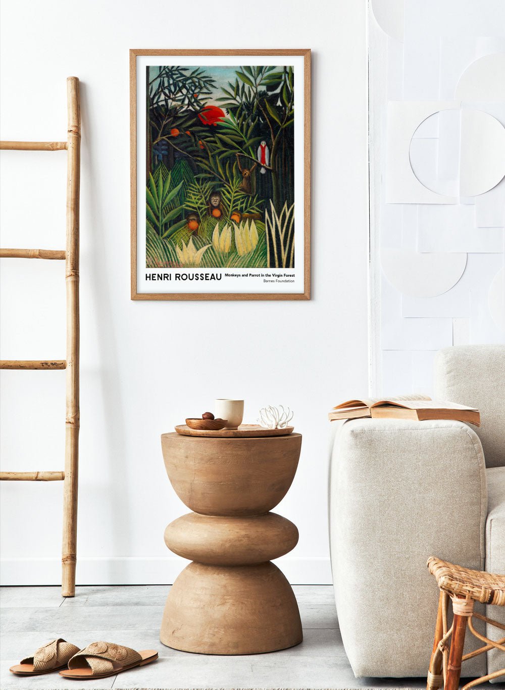 Henri Rousseau Monkeys and Parrot in the Virgin Forest Art Print_Sugar & Canvas