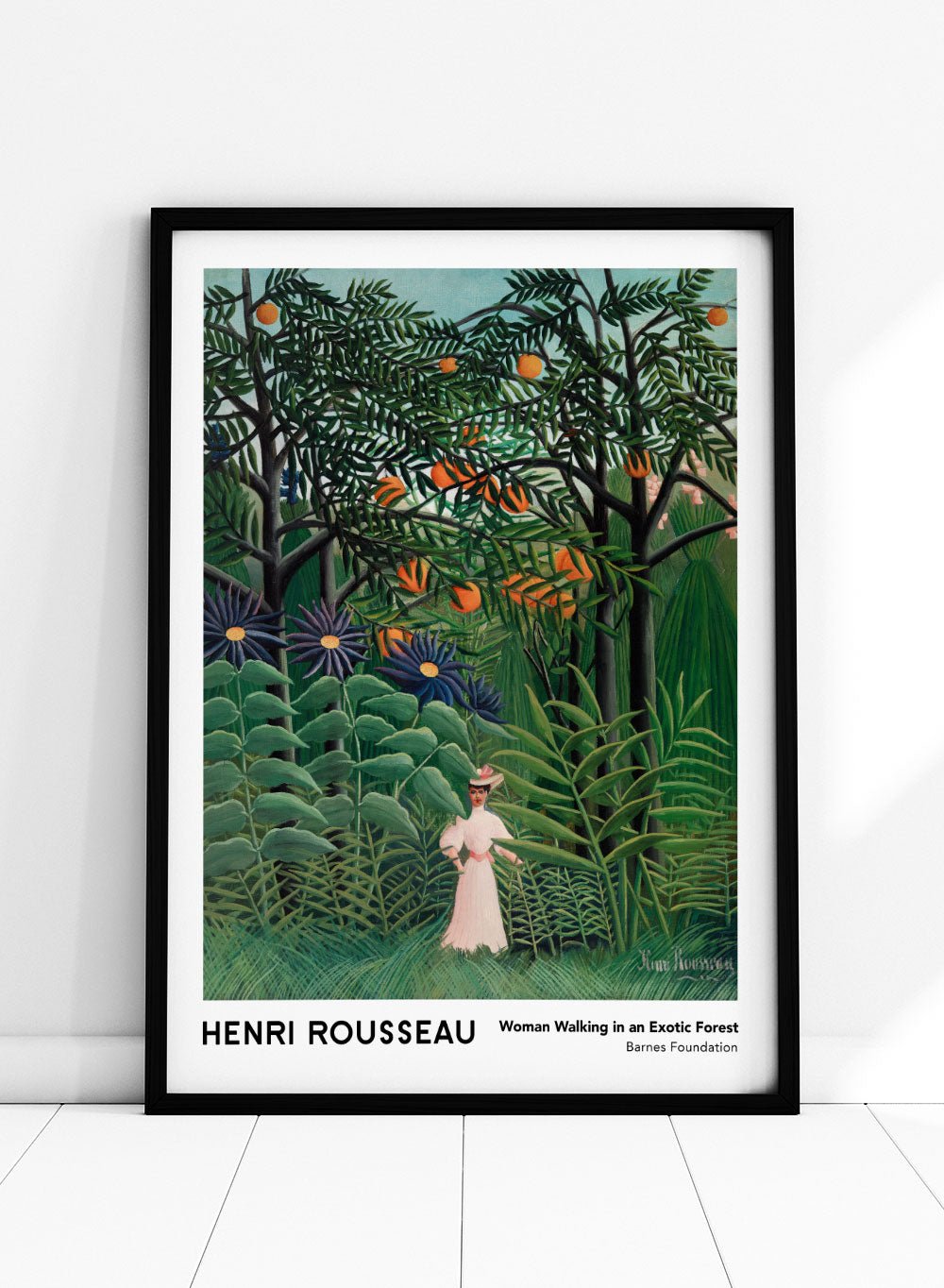 Henri Rousseau Woman Walking in an Exotic Forest 1905 Art Print_Sugar & Canvas