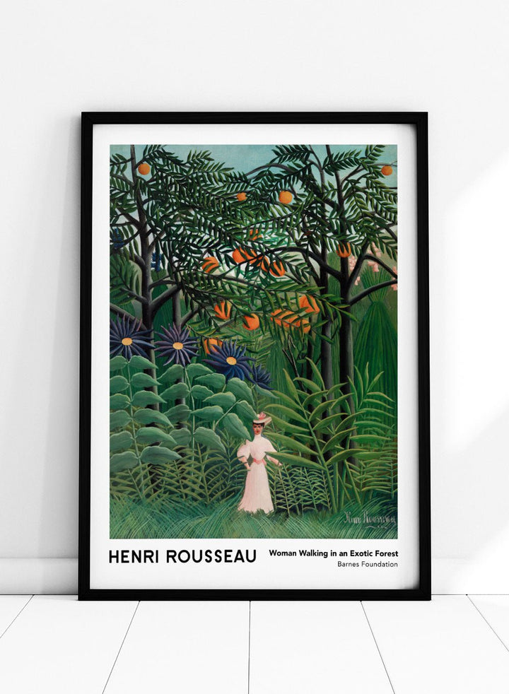 Henri Rousseau Woman Walking in an Exotic Forest 1905 Art Print_Sugar & Canvas