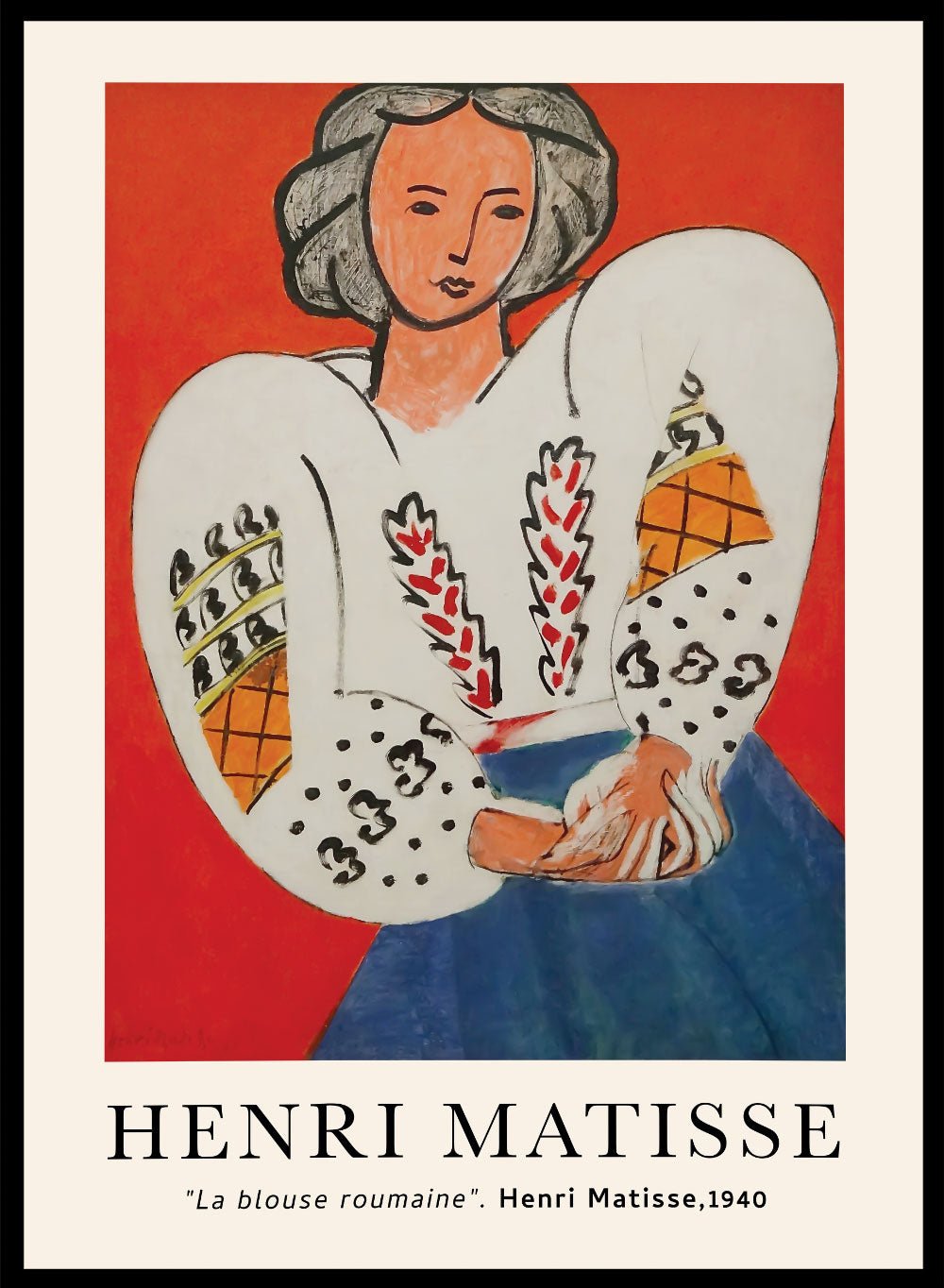 La Blouse Roumaine by Henri Matisse Print_Sugar & Canvas