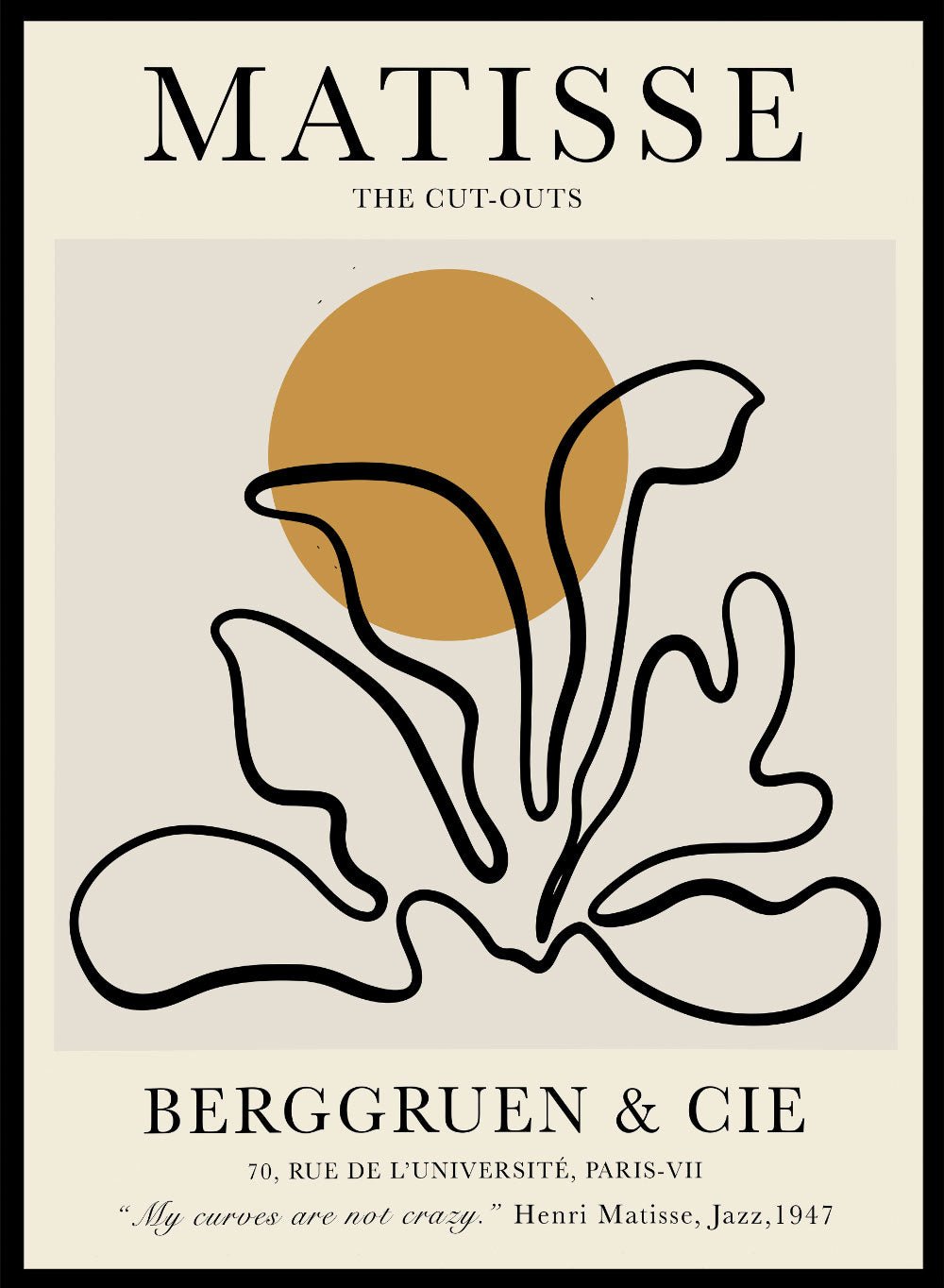 The Cut - Outs by Henri Matisse Print_Sugar & Canvas