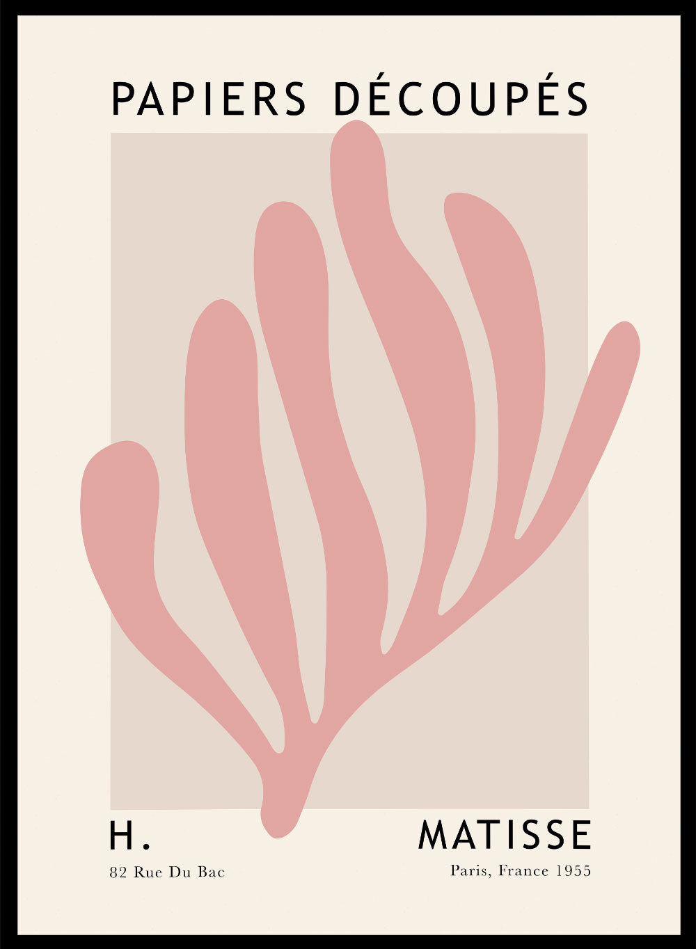 Henri Matisse The Cut-Outs Wall Art Print | Vintage Exhibition Poster ...