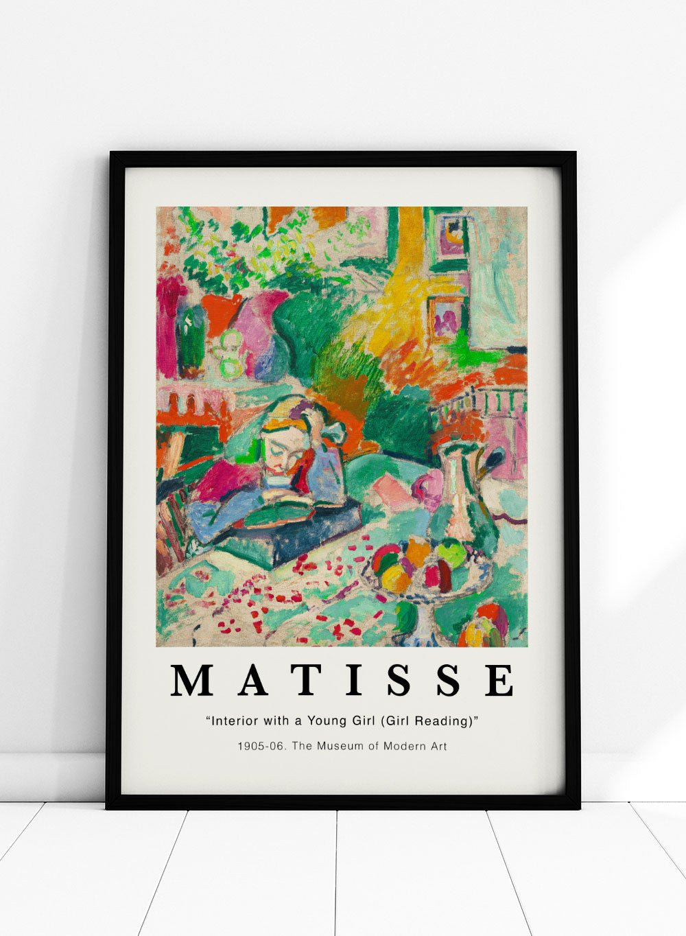 Interior with a Young Girl Reading by Henri Matisse Print_Sugar & Canvas