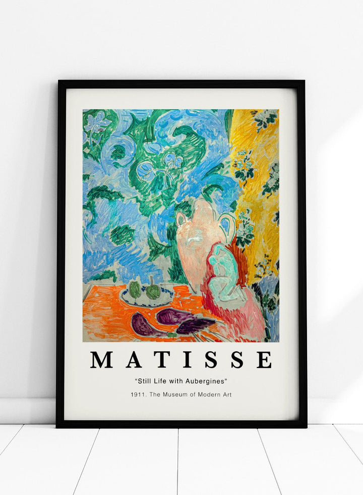 Still Life with Aubergines 1911 by Henri Matisse Print_Sugar & Canvas