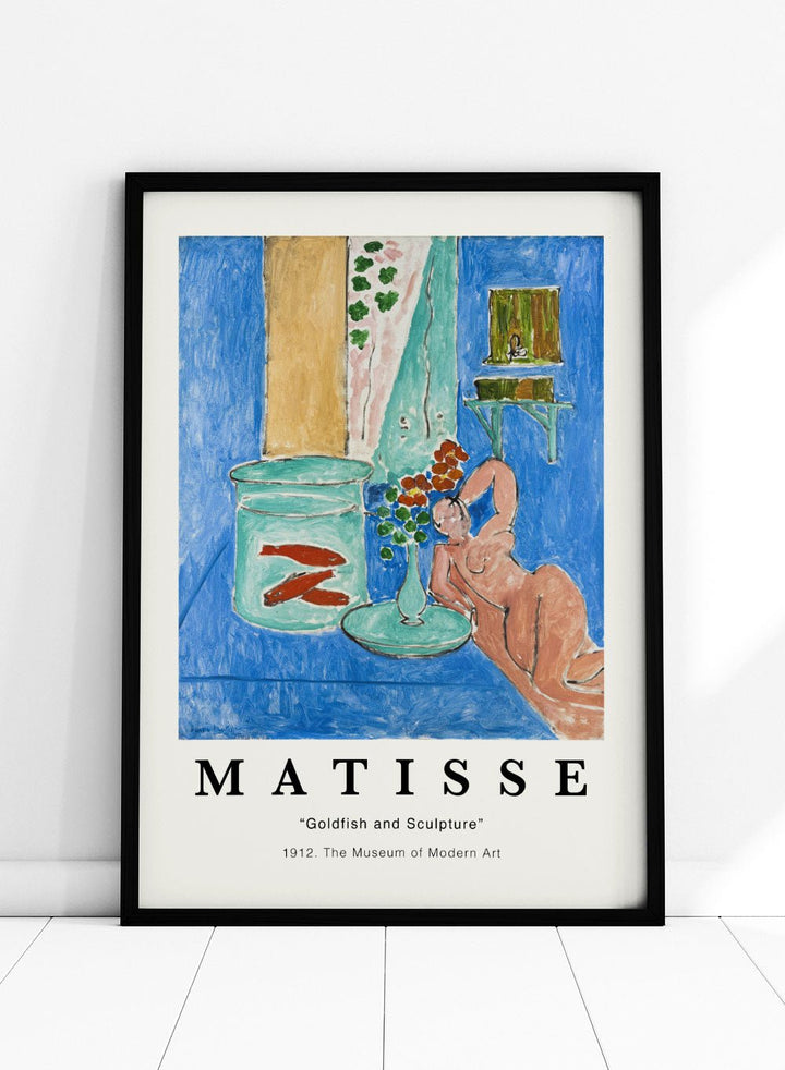 Goldfish and Sculpture 1912 by Henri Matisse Print_Sugar & Canvas