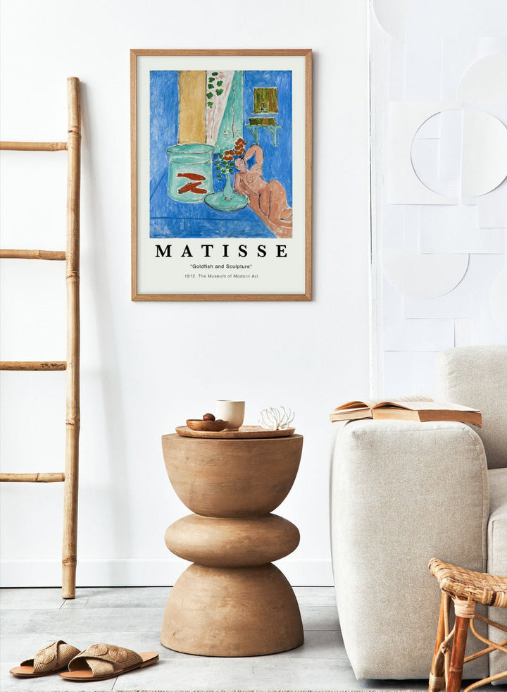 Goldfish and Sculpture 1912 by Henri Matisse Print_Sugar & Canvas