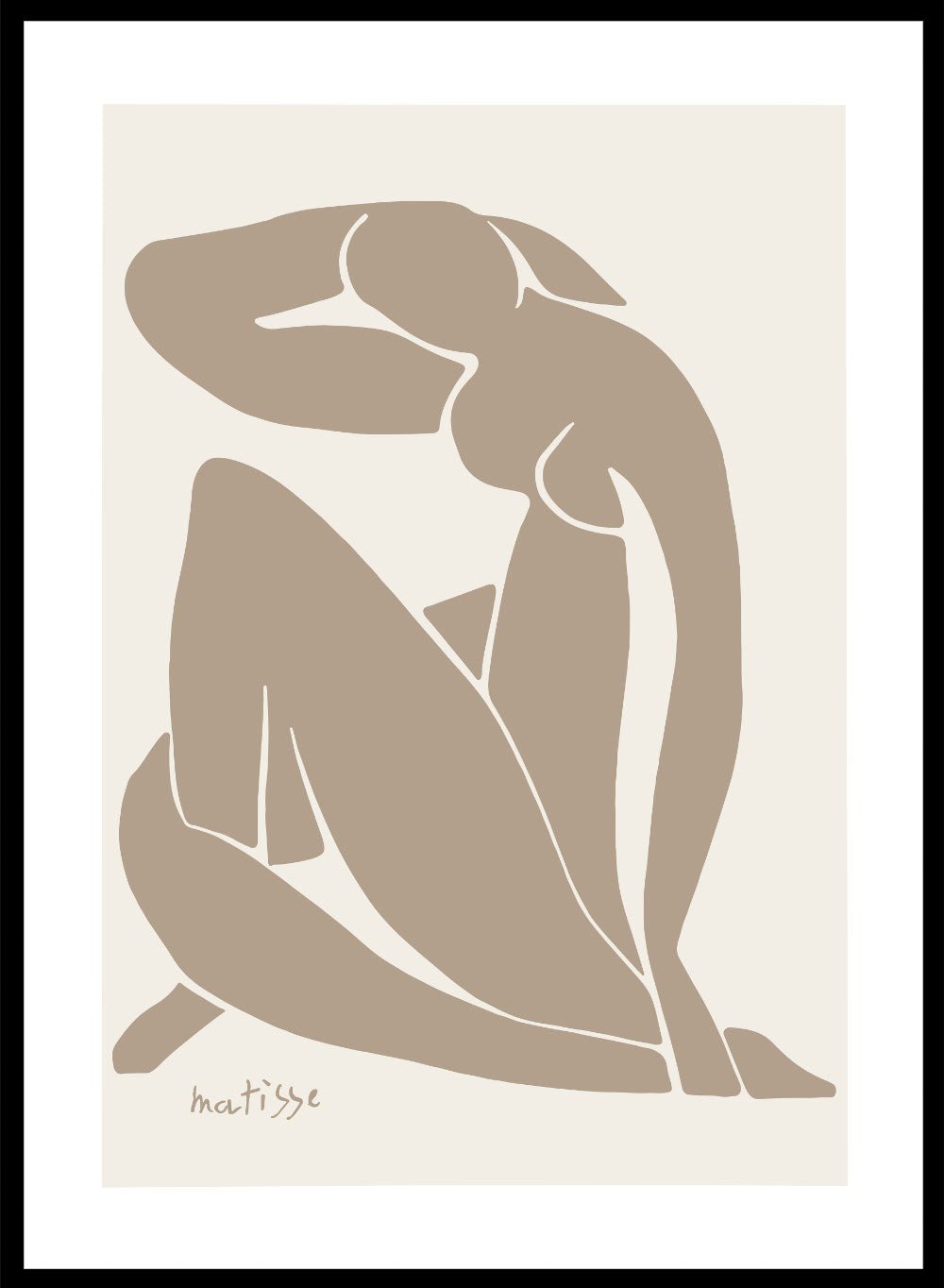 Blue Nudes II 1952 in Beige_Sugar & Canvas