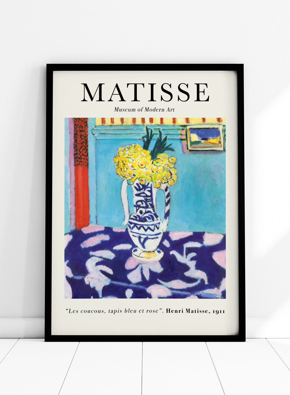 Les Coucous, Tapis Bleu Et Rose 1911 By Henri Matisse Print