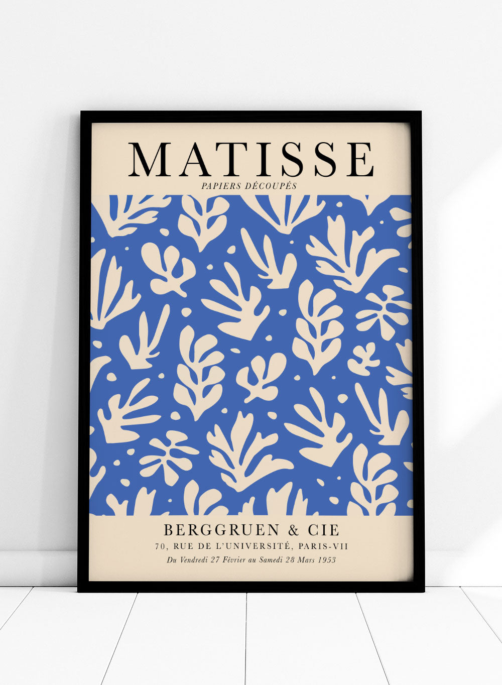 Henri Matisse The Cut-Outs Wall Art Print  Vintage Exhibition Poster –  Sugar & Canvas