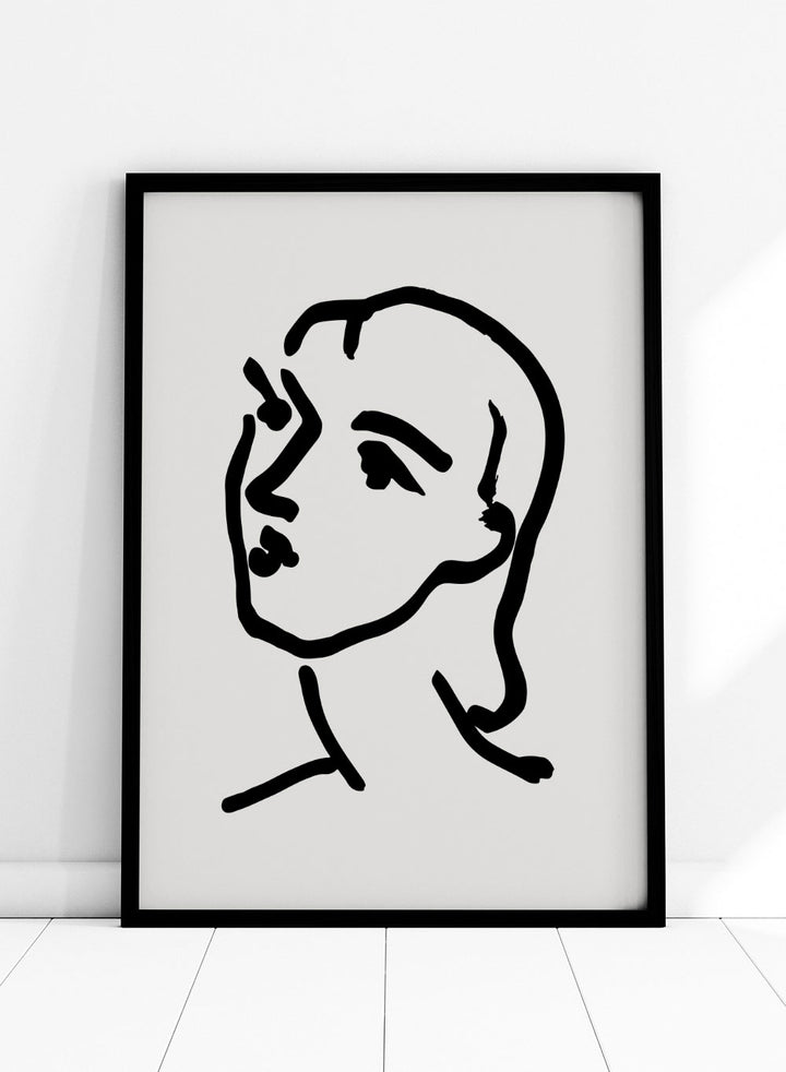 Sketch of Woman by Henri Matisse Print_Sugar & Canvas