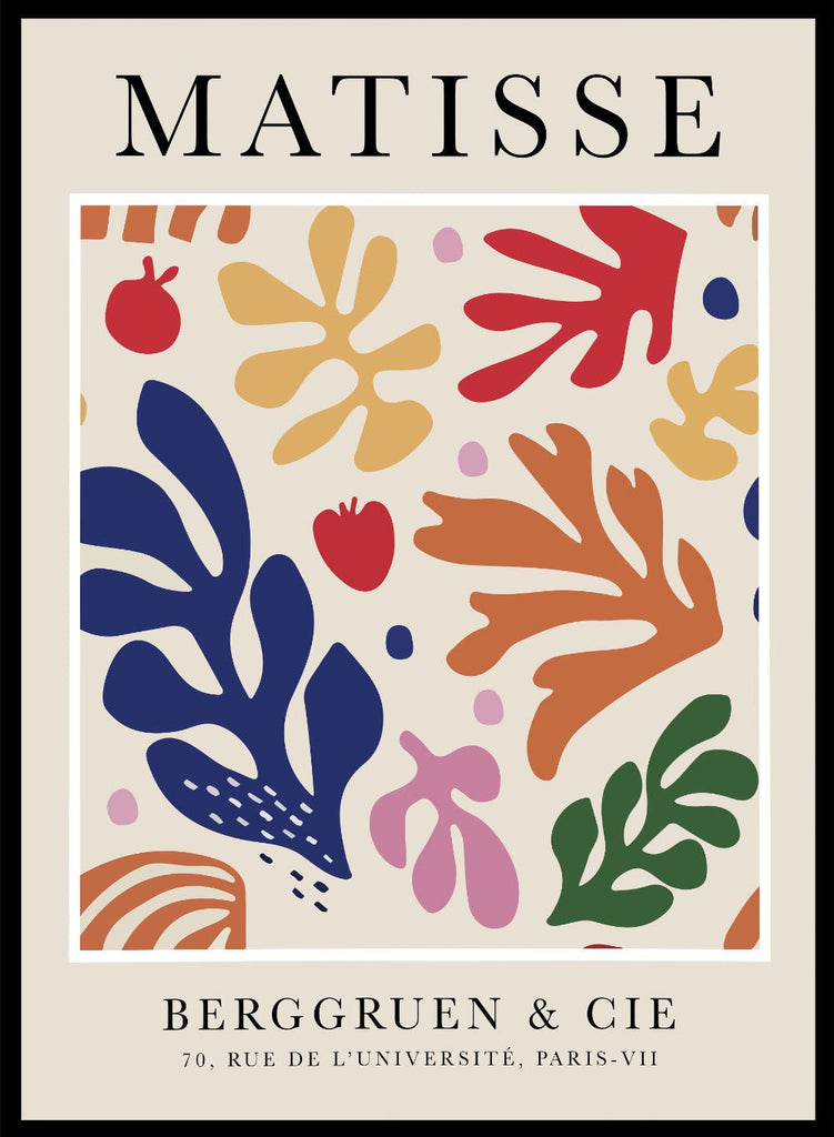 Henri Matisse The Cut-Outs Wall Art Print | Vintage Exhibition