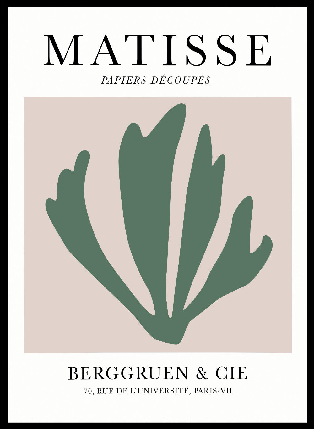 Sugar & Canvas 28x40inches/70x100cm The Cut-Outs by Henri Matisse Print