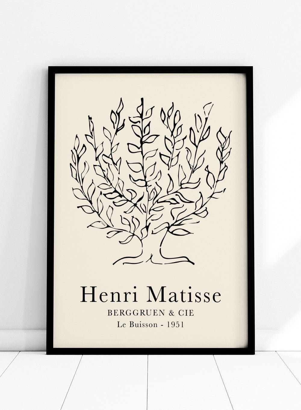 Le Buisson Tree Sketch 1951 by Henri Matisse Print_Sugar & Canvas