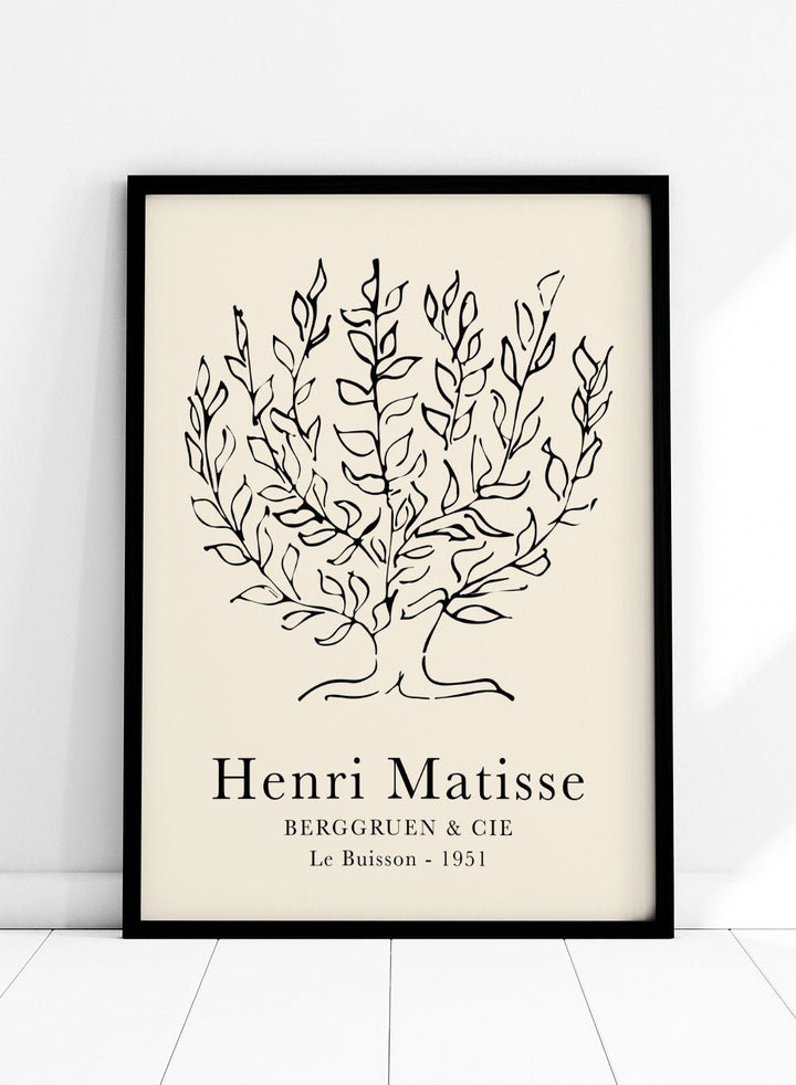 Le Buisson Tree Sketch 1951 by Henri Matisse Print_Sugar & Canvas