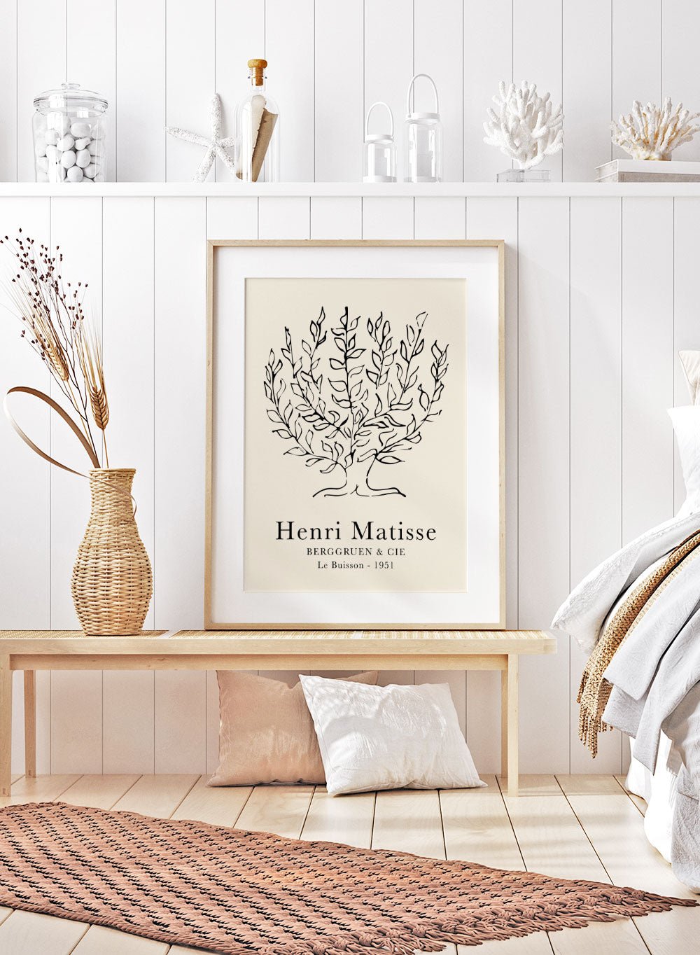 Le Buisson Tree Sketch 1951 by Henri Matisse Print_Sugar & Canvas