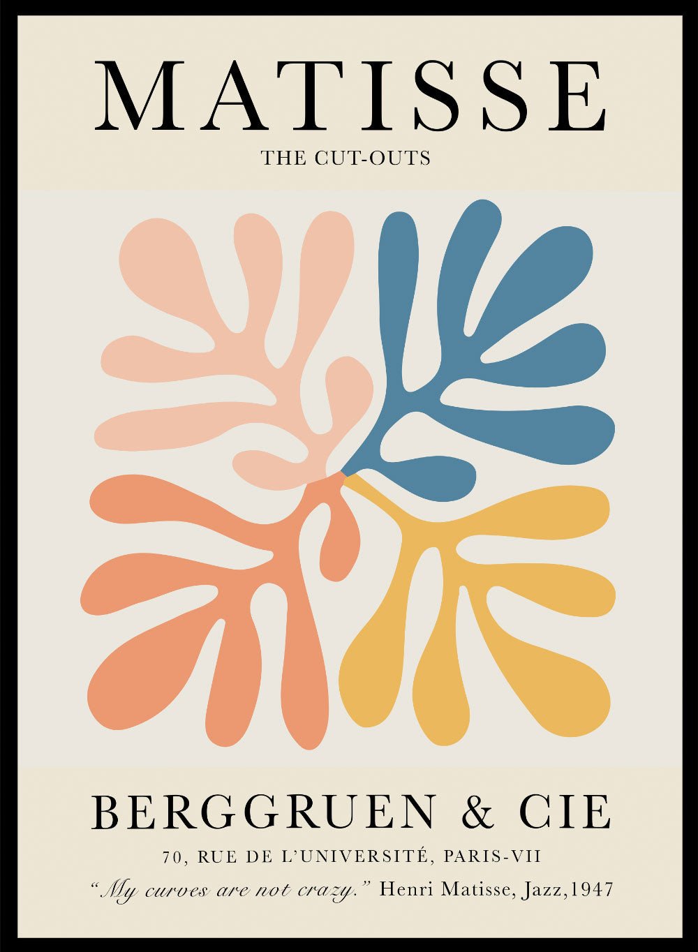 The Cut - Outs by Henri Matisse Print_Sugar & Canvas