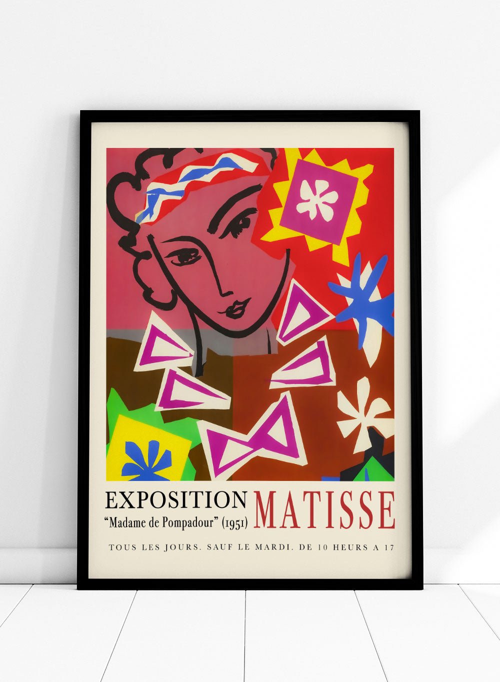 Henri Matisse Madame de Pompadour 1951 Wall Art Print Vintage 