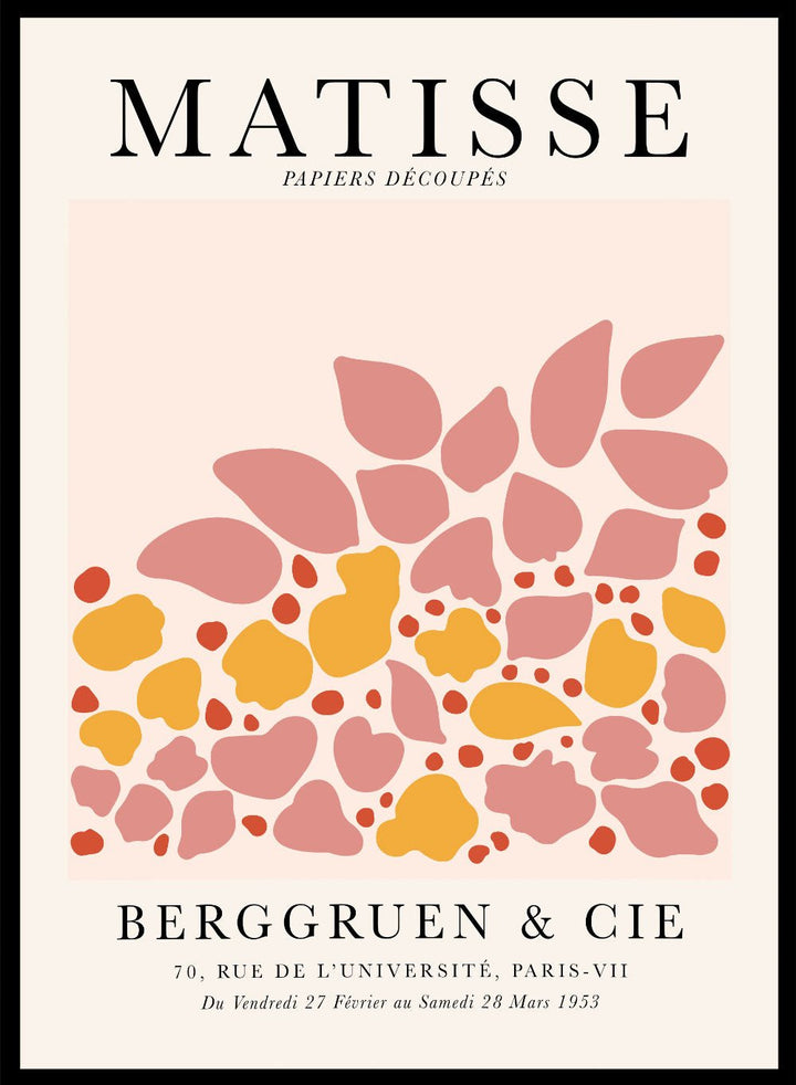 The Rose Petals Cut - Outs Inspired by Henri Matisse Print_Sugar & Canvas