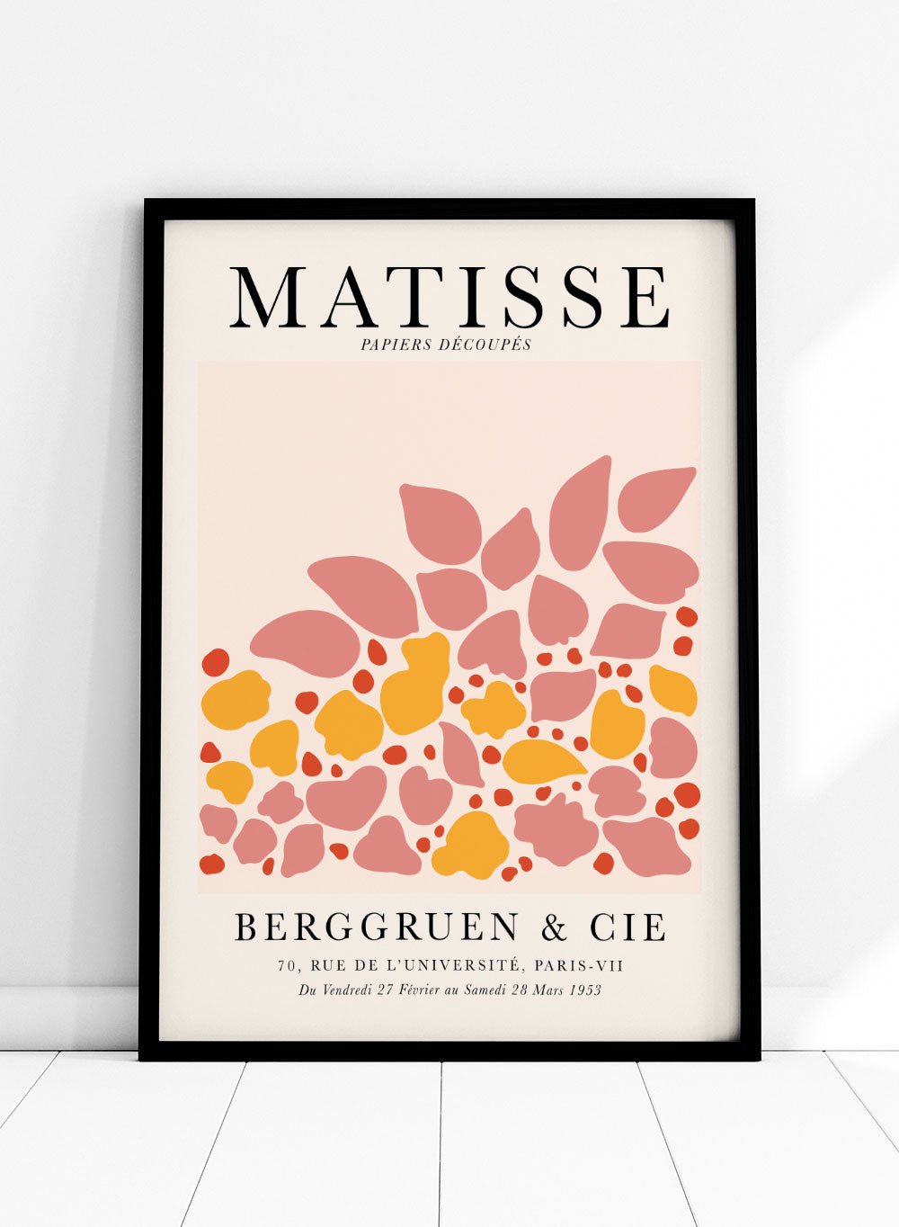 The Rose Petals Cut - Outs Inspired by Henri Matisse Print_Sugar & Canvas